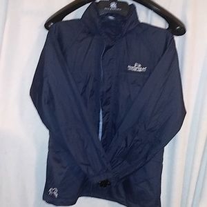 Horseware Ireland 11-12yr hooded rain jacket navy